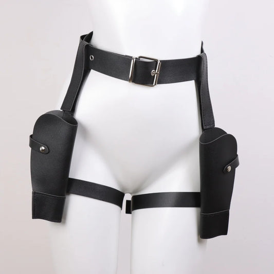 Trendy PU Leather Waist Cover Western Cowboy Decorative Belt Cosplay Peaceful Pleasures Health and Wellness