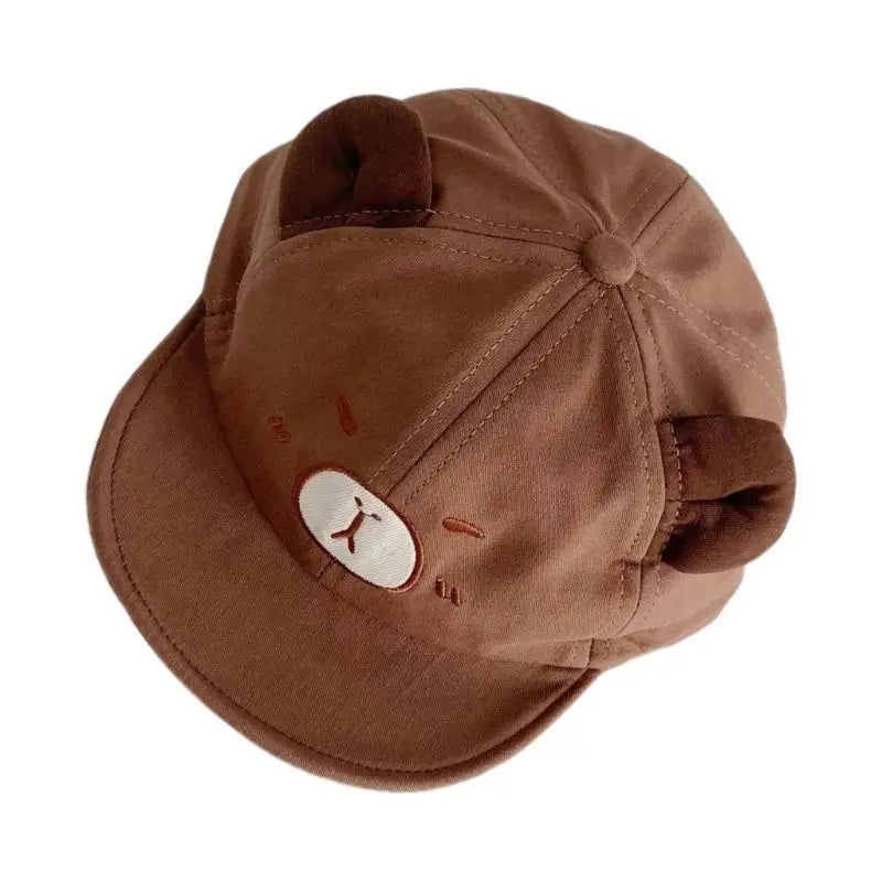 Capybara Baby Sun Hat | Breathable Cotton Baseball Cap for Toddlers