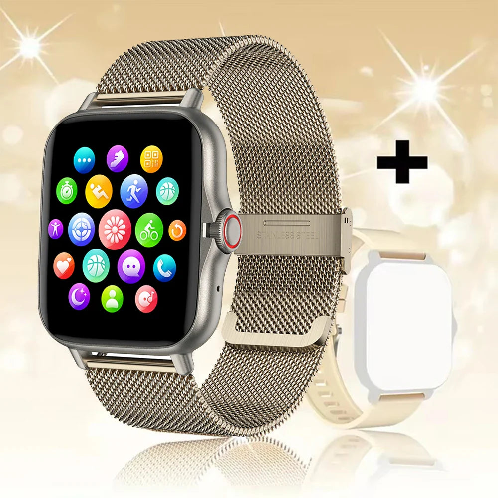 COTAUL Smart Watch 1.44" Bluetooth Call, Heart Rate & SpO2