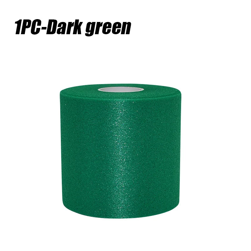 Sponge Bandage - 20m * 6cm Suitable For Sports Use,Wrapped Around Wrists,Headers,Ankles,Knees Sports Bandage Peaceful Pleasures Health and Wellness Dark Green M