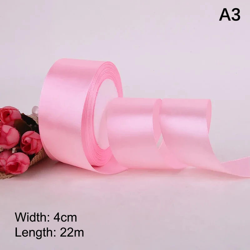 4cm Satin Ribbon Roll 25 Yards – Bows, Gifts & DIY Crafts