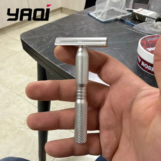 2026 New Arrival Luxury YAQI Ghost (Aluminum Version) Light Weight Safety High Quality Razor For Men Peaceful Pleasures Health and Wellness