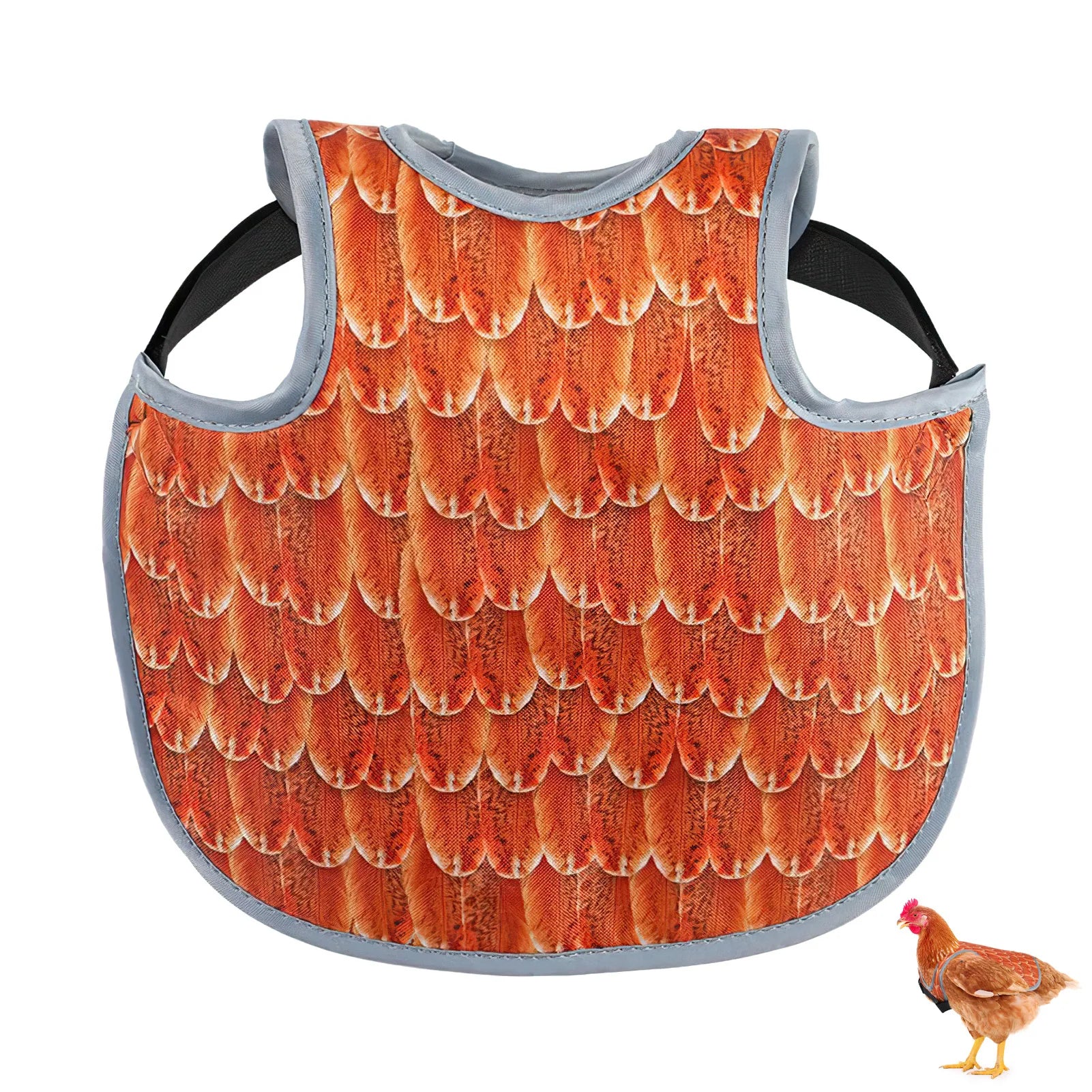 Tightly Fix Hen Duck Apron Adjustable Tightness Oxford Cloth Hen Apron for Quickly Healing Chicken Plumage Peaceful Pleasures Health and Wellness