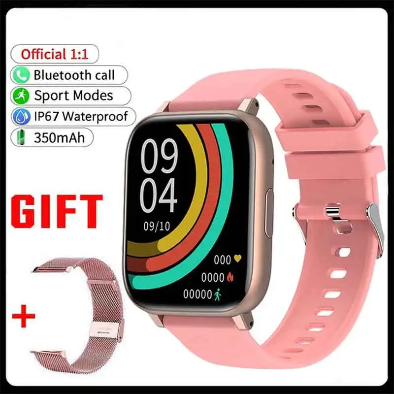 1.77" Touch Smartwatch – Heart Rate, SpO2 & Fitness Tracker