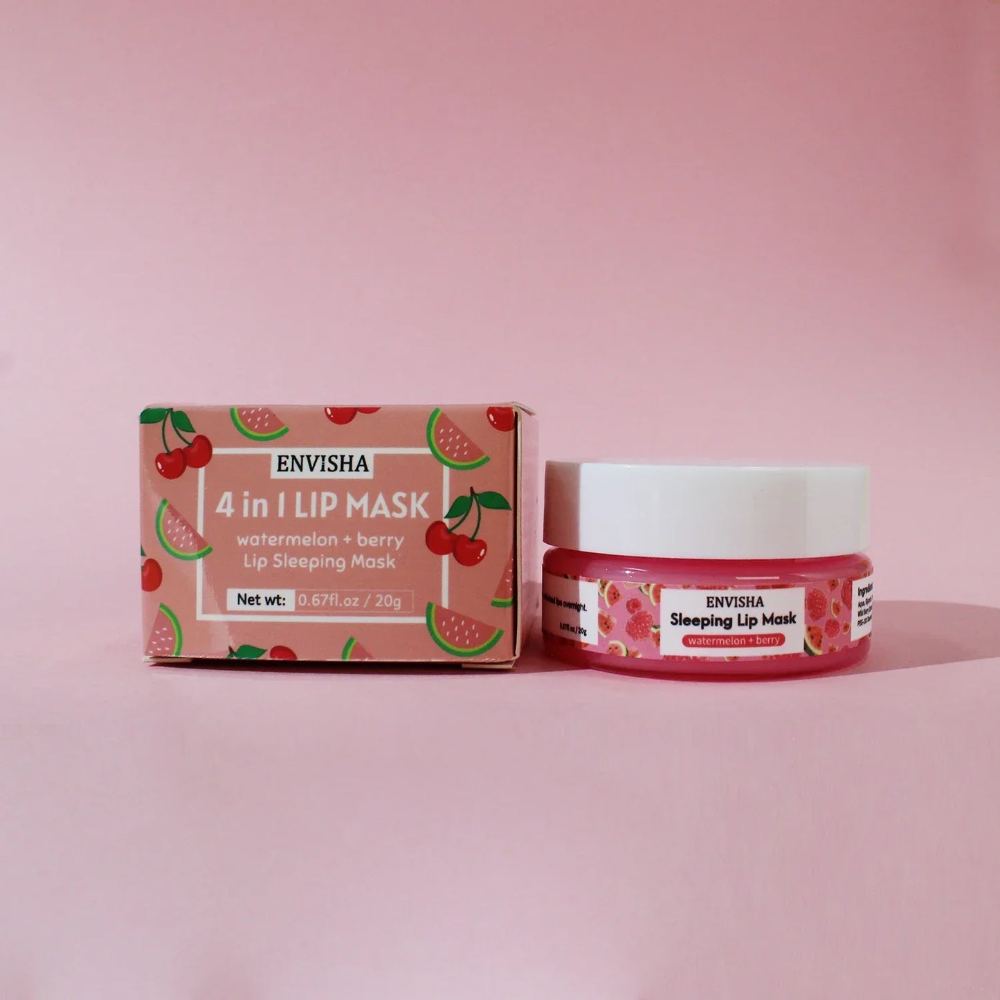 ENVISHA Mango Lip Sleep Mask – Moisturizing Overnight Lip Treatment
