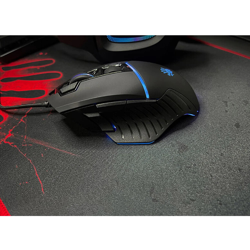 W95 Max Gaming Mouse for Bloody Wired Macro Programming Laptop Desktop Computer with RGB Backlight Mice Peaceful Pleasures Health and Wellness