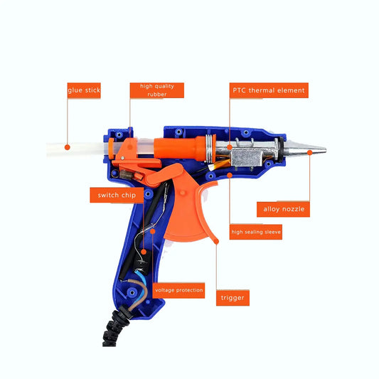 Mini Hot Glue Gun 7mm – DIY Craft & Repair Tool with Glue Sticks Hot Glue Gun Oasis Select