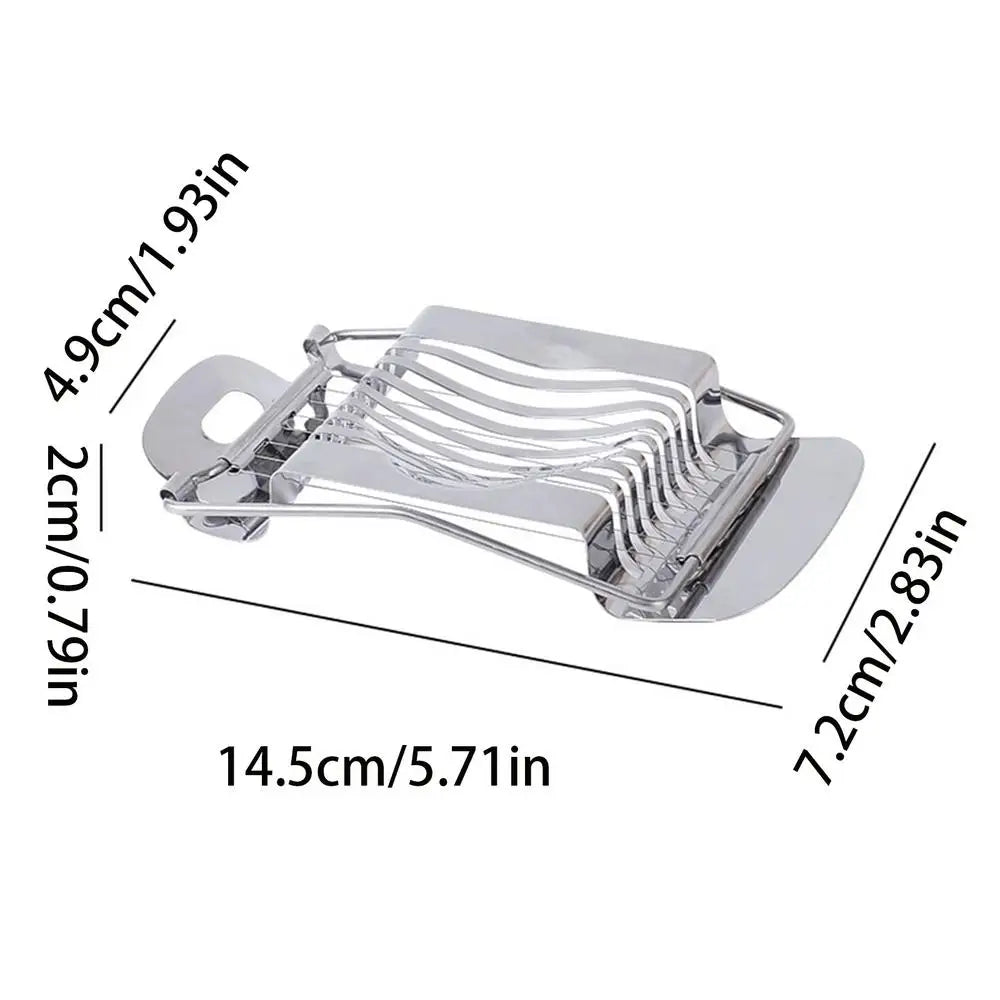 Multipurpose Egg & Fruit Slicer | Stainless Steel Manual Cutter