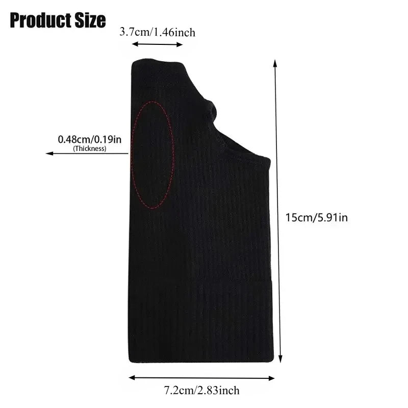 1[air Wrist Thumb Compression Arthritis Gloves, Breathable Wrist Support Wrist Brace Sleeve With Gel Thumb Injury Pads Peaceful Pleasures Health and Wellness