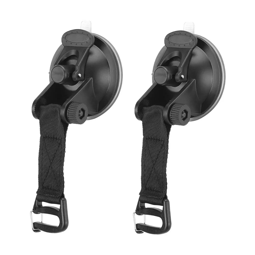 Suction Cups Hook Car Camping Essentials Heavy Duty Tie Down Suction Cup Camper Accessories for Car Awning Boat SUV Tent Traps Peaceful Pleasures Health and Wellness 2 Pcs
