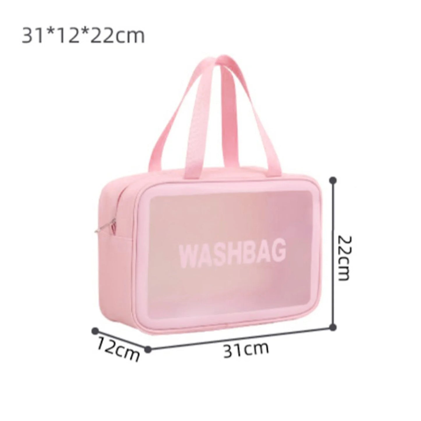Women Men PU Toiletry Bag Portable Translucent Waterproof Makeup Cosmetic Bag Toiletry Organizer for Accessories Peaceful Pleasures Health and Wellness 1