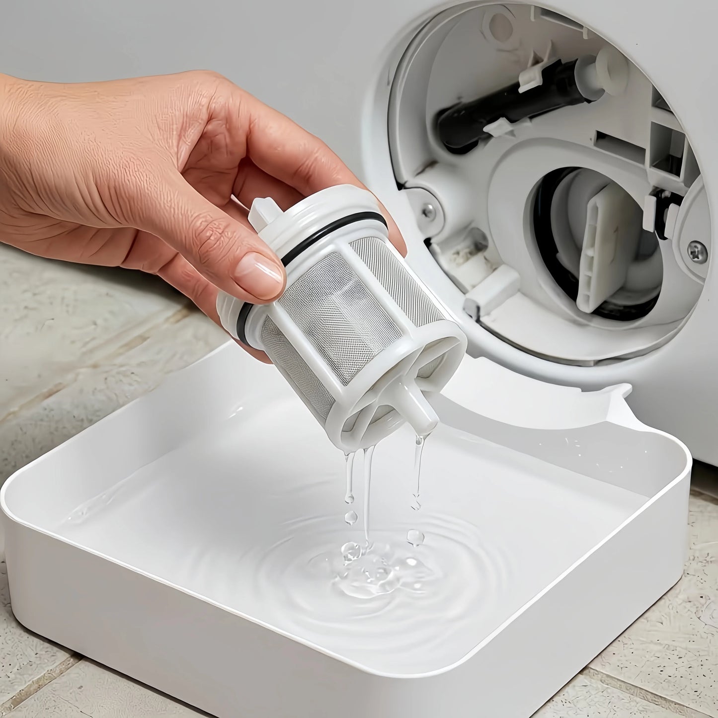 Washing Machine Drain Tray Water Catch Box Leak Proof Pan Drum Washer