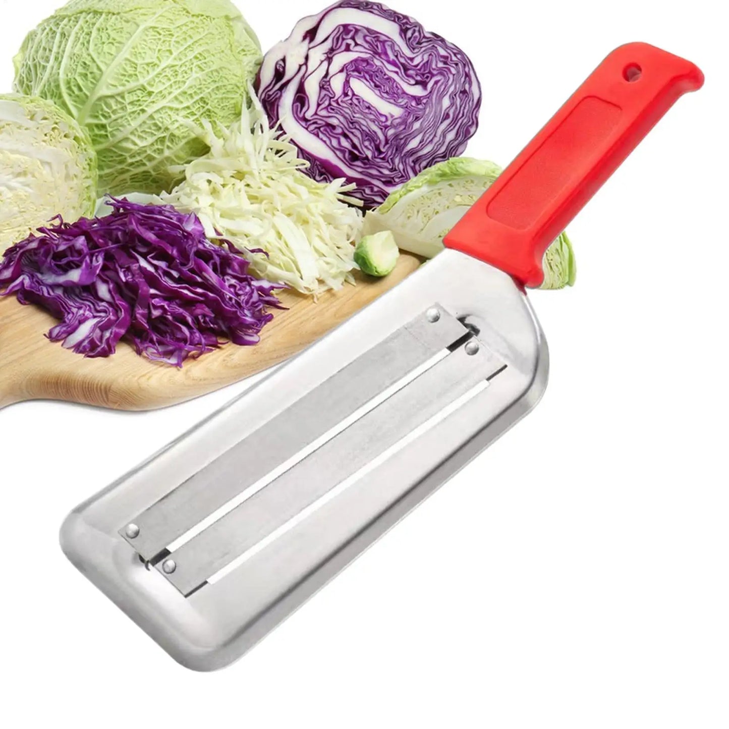 Stainless Steel Cabbage Slicer & Vegetable Shredder