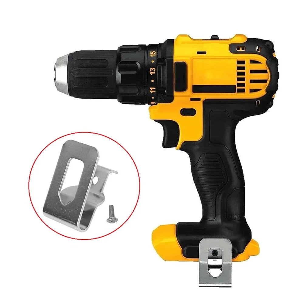 Stainless Steel Drill Belt Hook Clip with Screws | Power Tool