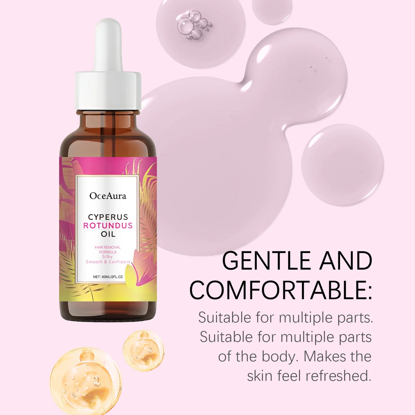 Oceaura Hair Removal Care Oil | Jojoba & Aloe, 60ml