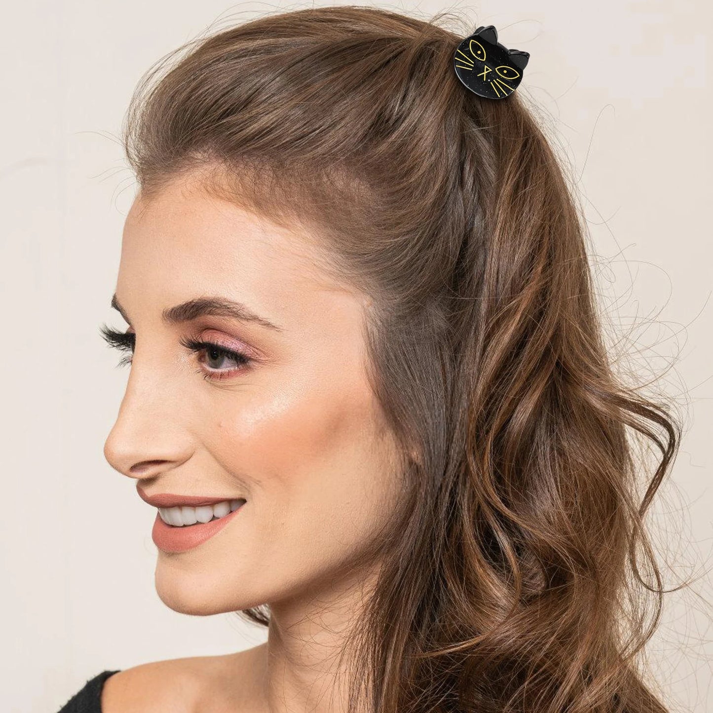 Halloween Hair Claw Clips – Pumpkin Ghost Spider Cat