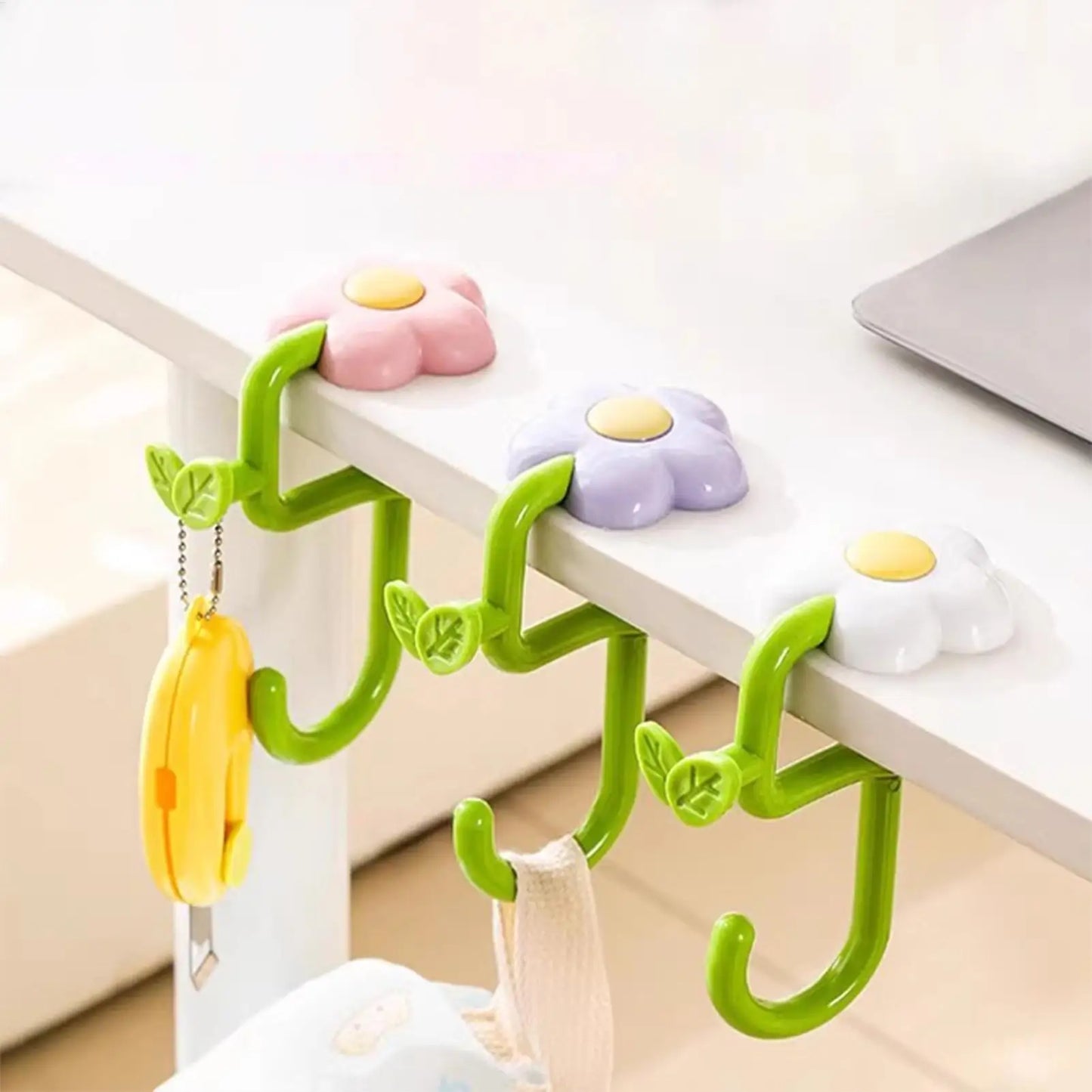 No-Drill Desk Bag Hook – Portable Table Side Hanger