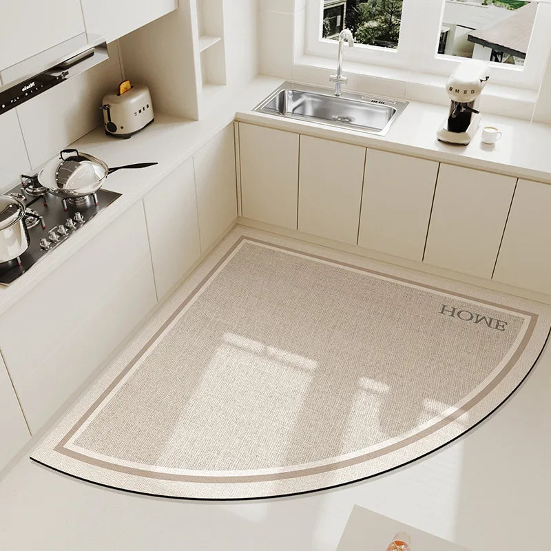 Diatom Mud Bath & Kitchen Floor Mat – Anti-Slip, Super Absorbent