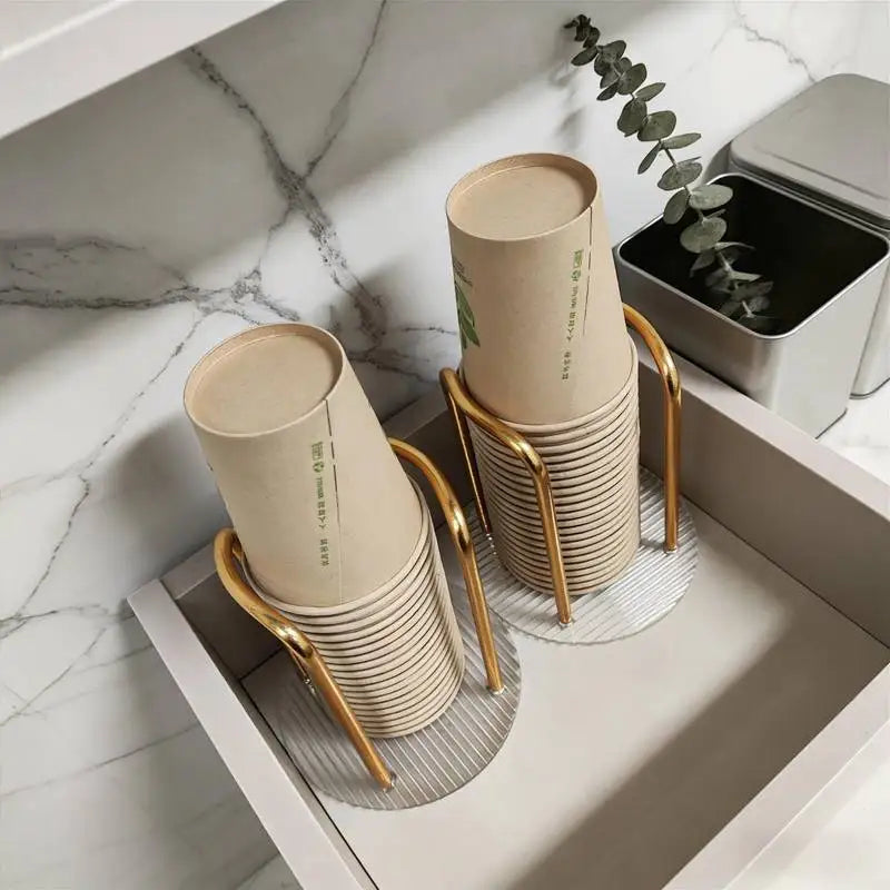 Acrylic Disposable Cup Holder Rack – Single & Double Base