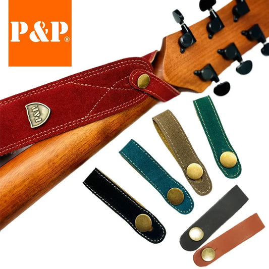 Headband Guitar Strap Hanging Retro Matte Cowhide Blue Dark Green Red Peaceful Pleasures Health and Wellness 5pc mix