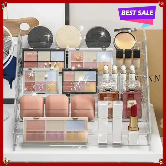 Clear Acrylic Makeup & Jewelry Organizer – Desktop Storage Box Acrylic Makeup Organizer Oasis Select