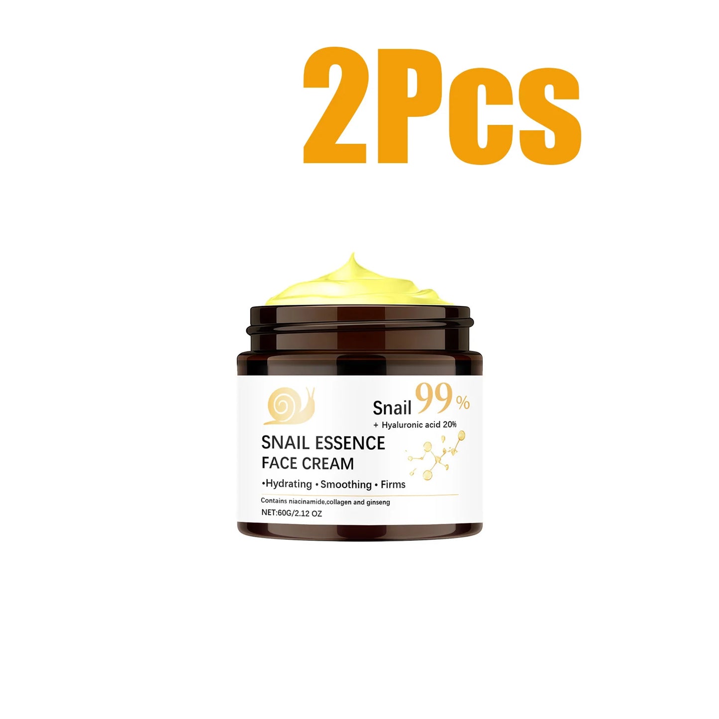 Snail Mucin Face Cream – Anti-Aging, Firming & Brightening