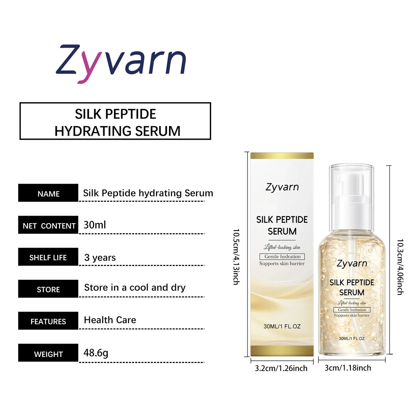 Copper Peptide Hydrating Face Serum – Firming & Glow 30ml