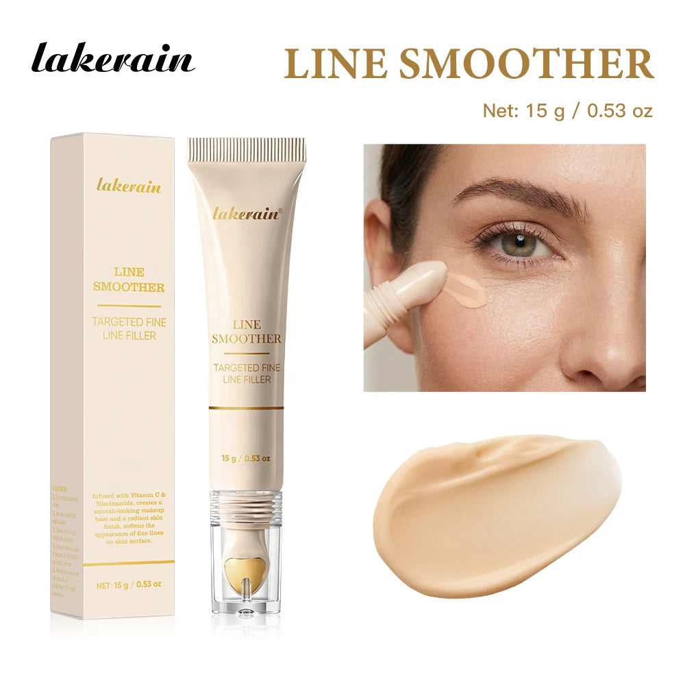 Smooth Fine Line Primer Soften Fine Lines Pores Natural Matte Finish Improve Dull Skin Deeply Hydration Silky Lightweight Primer Peaceful Pleasures Health and Wellness Line Smoother