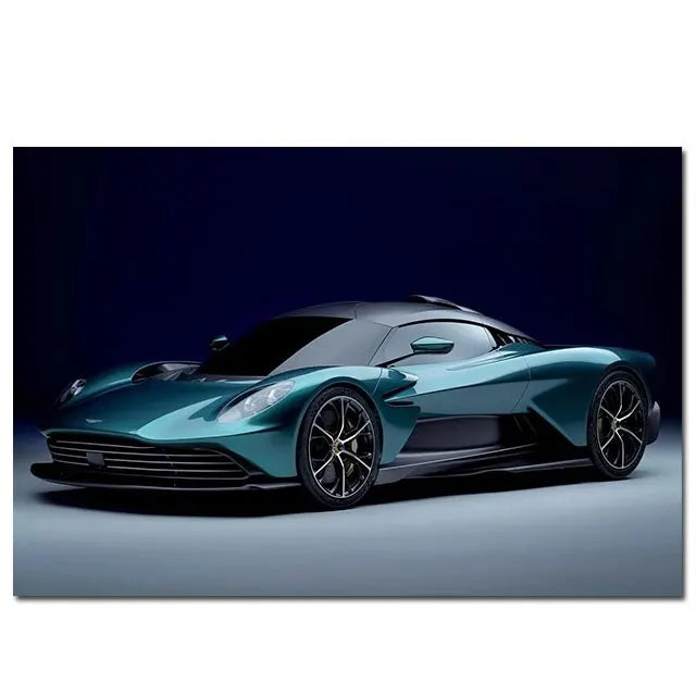 Supercar Canvas Wall Art | Sport Car Poster for Living Room Canvas Wall Art Peaceful Pleasures Health and Wellness 15 40x60cm Unframed