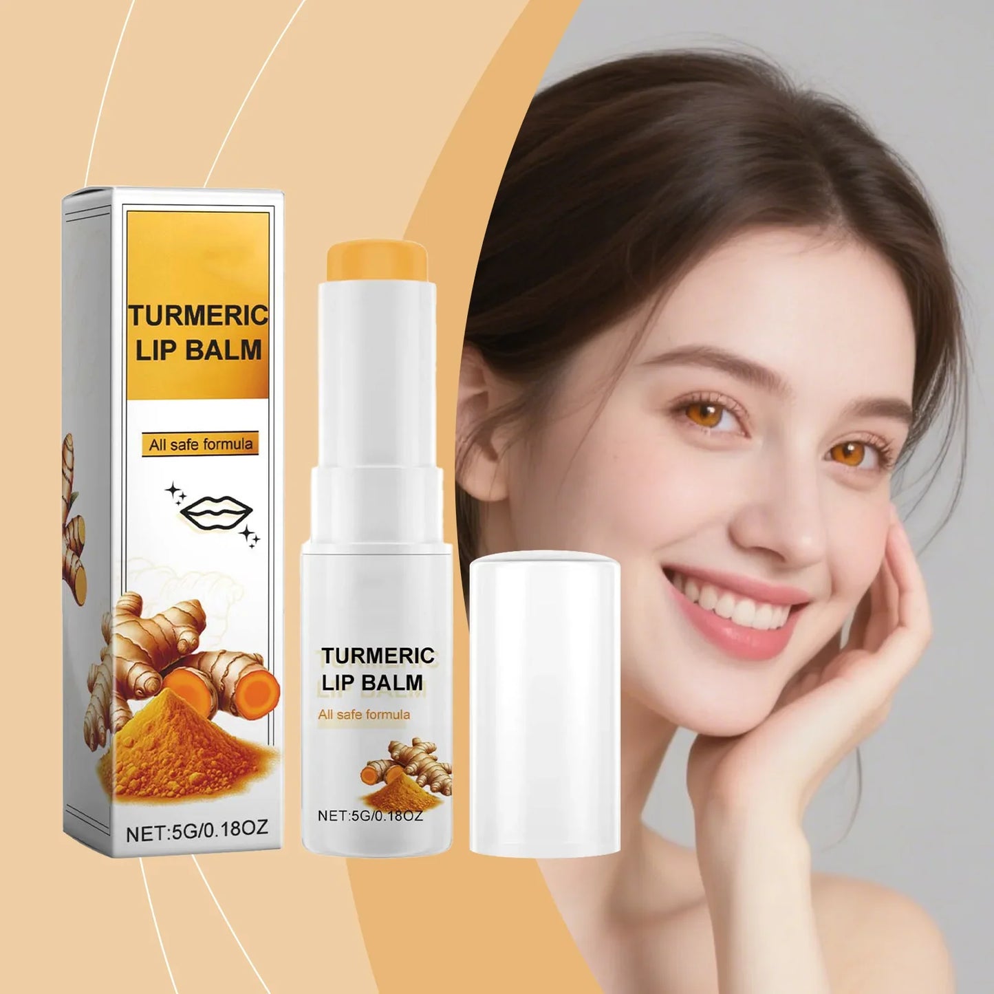 Collagen & Turmeric Lip Plumping Balm – Hydrate & Smooth