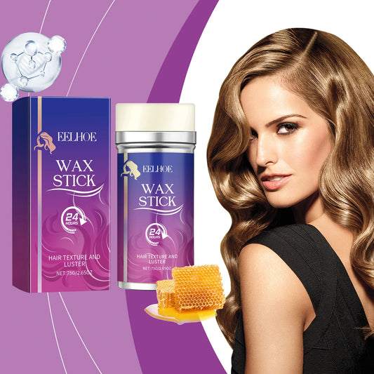EELHOE Hair Wax Stick Anti-Frizz Strong Hold Styling 75g Hair Wax Stick Peaceful Pleasures Health and Wellness
