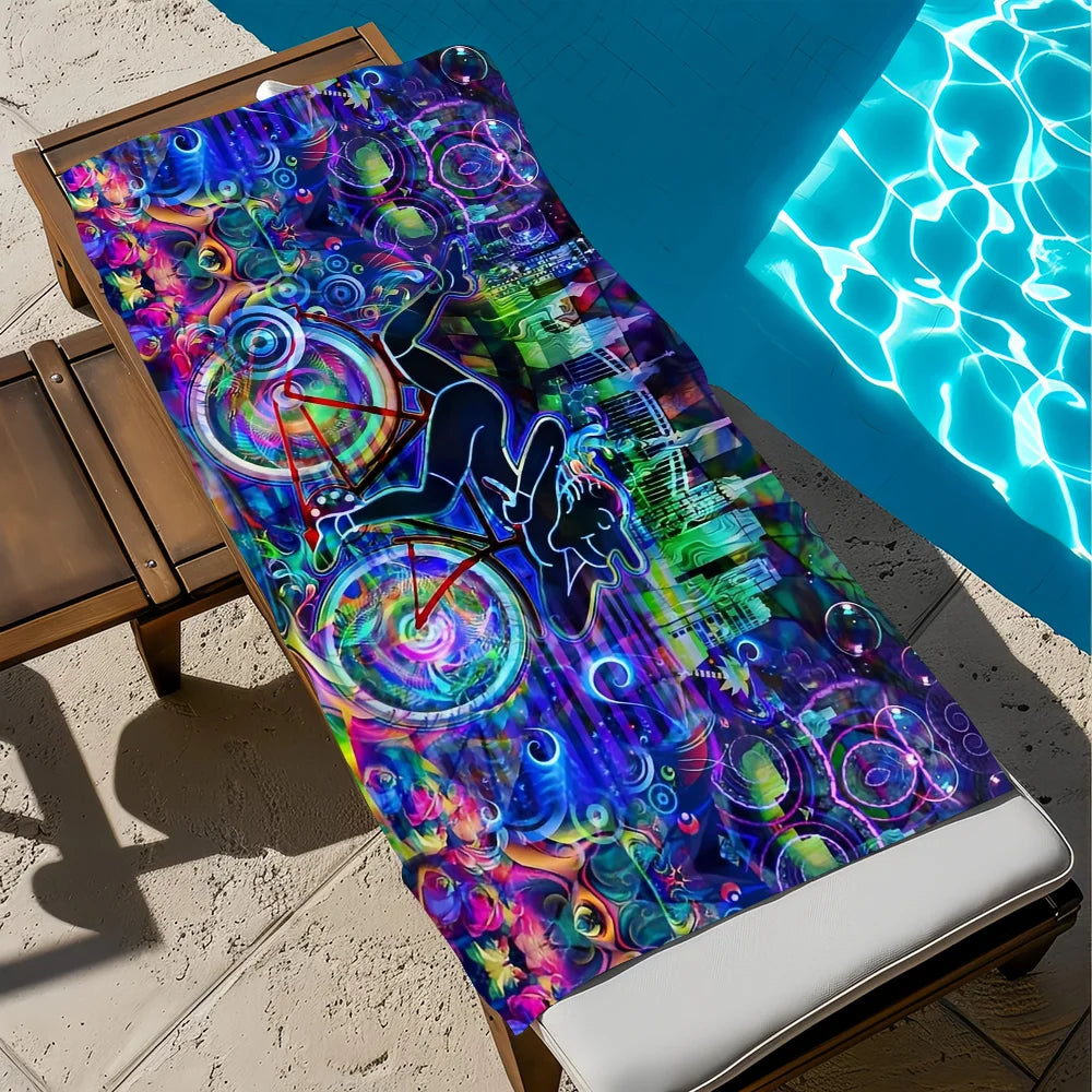LSD 1943 Albert Hofmann Quick-Dry Beach Towel | Travel & Gym