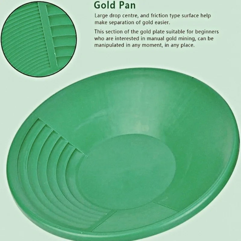 Plastic Gold Pan Metal Detector Accessories Replacement Panning