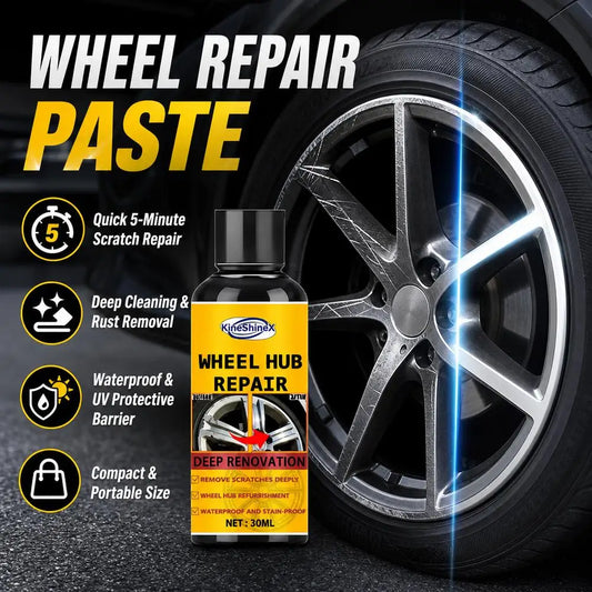 Car Wheel Rim Scratch Repair Paste | Alloy Wheel Restorer Wheel Repair Paste Peaceful Pleasures Health and Wellness