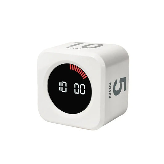Visual Timer Learning Gravity Sensing Cube Flip Learning Fitness Time Management Mini Timer Peaceful Pleasures Health and Wellness