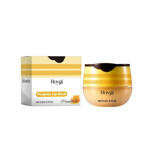 Propolis lip mask fades lip lines anti-crack protection lip balm moisturizes hydrating and lip care lip mask Peaceful Pleasures Health and Wellness 1ps