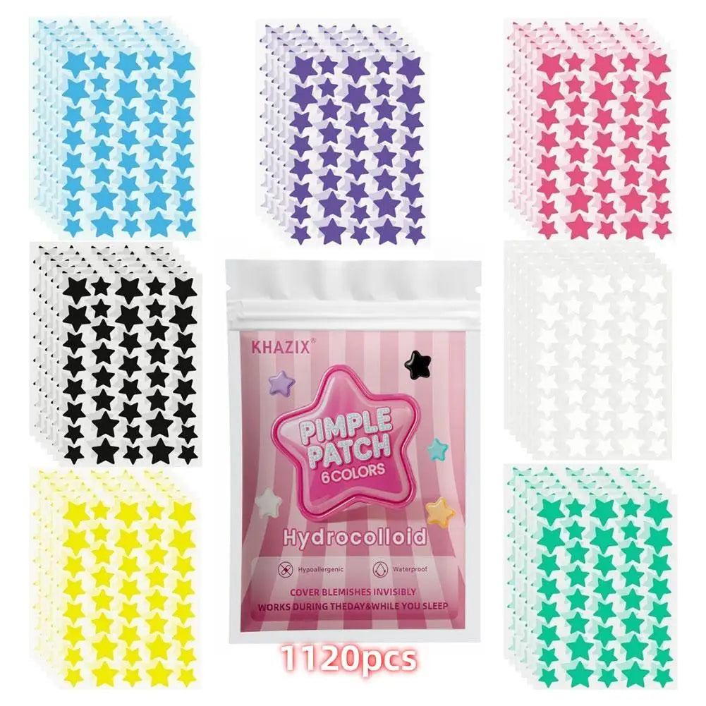 Star Hydrocolloid Acne Patches – Ultra-Thin Colorful Pimple Dots