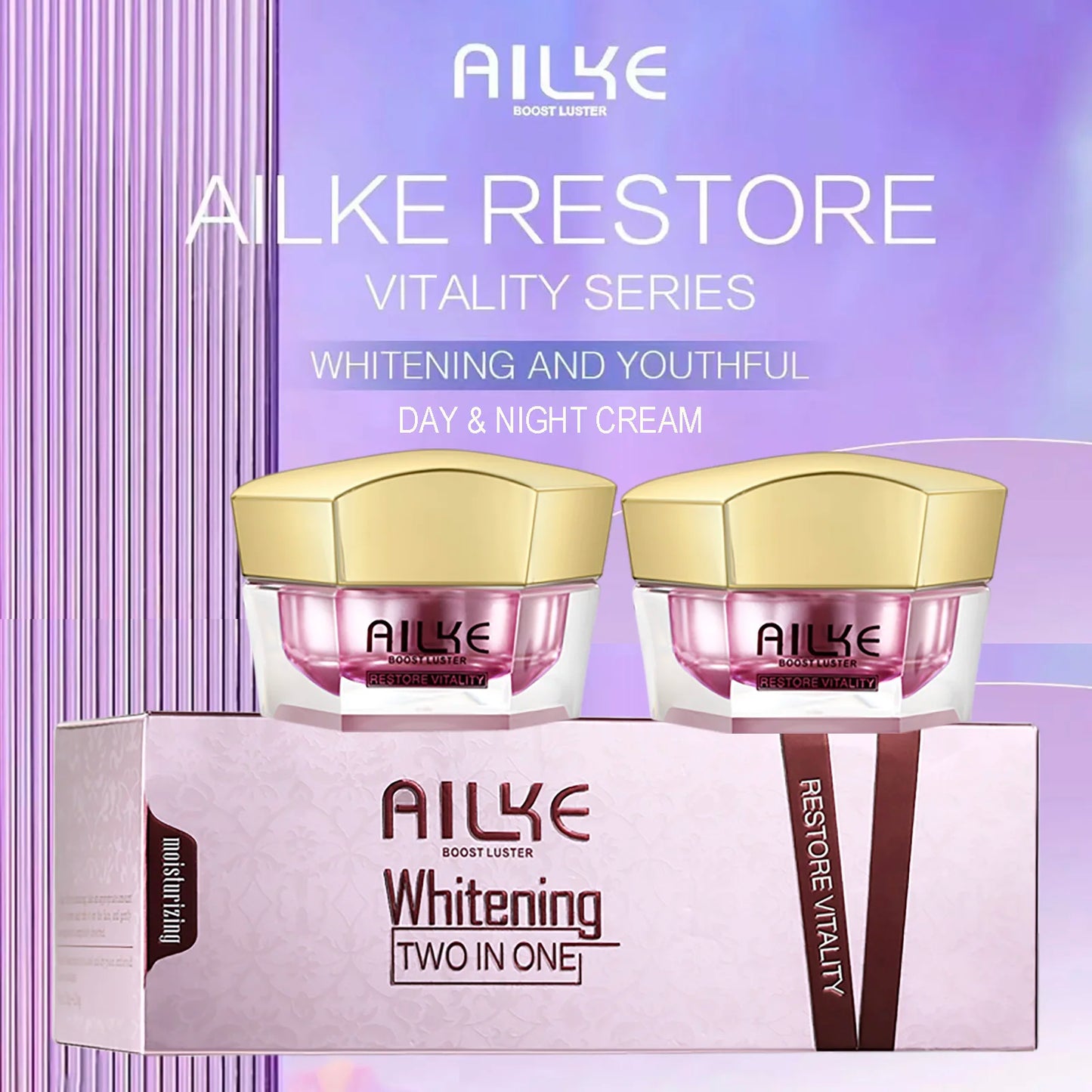 AILKE Brightening Anti-Wrinkle Face Cream | Collagen & Hyaluronic