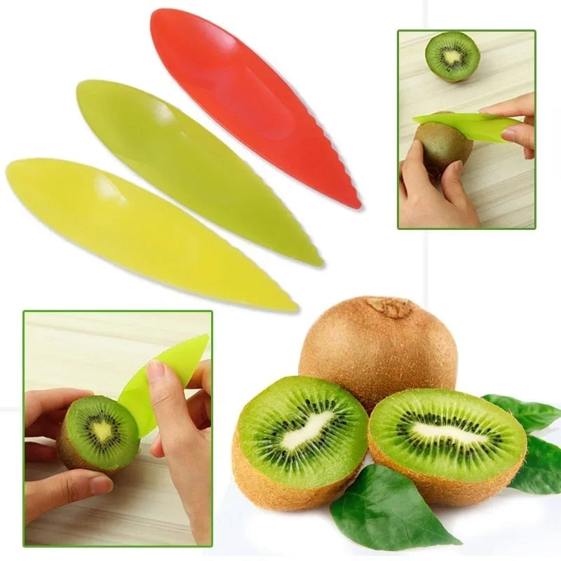 Household Multicolor PP Spoon Knife Multifunctional Fruit Scooper
