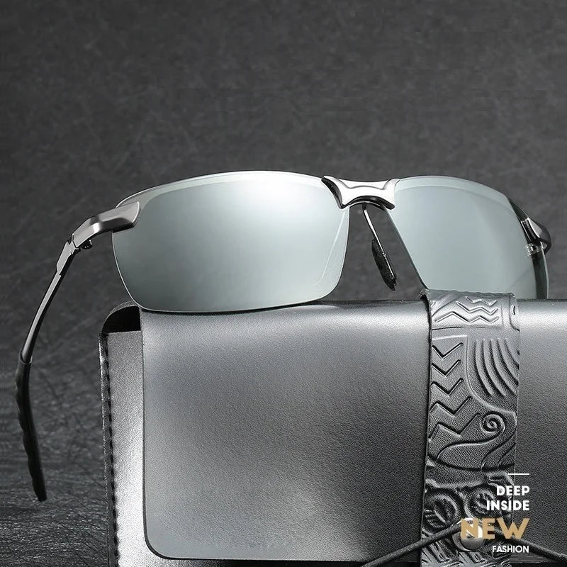 Photochromic Polarized Sunglasses – UV400 Driving & Fishing