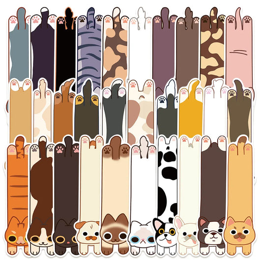 Bview Art Adorable Cat Dog Bookmark Notes Portable Sticky Page Peaceful Pleasures Health and Wellness