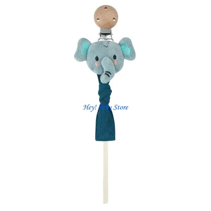 Baby Pacifier Chain Clip | Plush Animal Holder & Teether