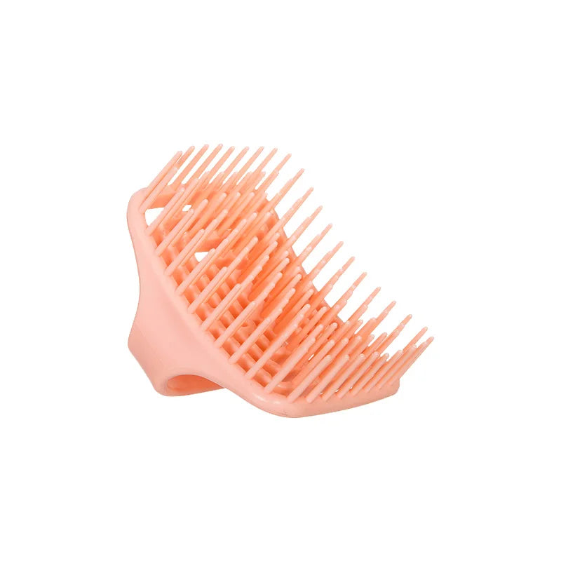 Silicone Scalp Massage Brush – Shampoo Hair Cleaning Comb Scalp Massage Brush Peaceful Pleasures Health and Wellness skin color
