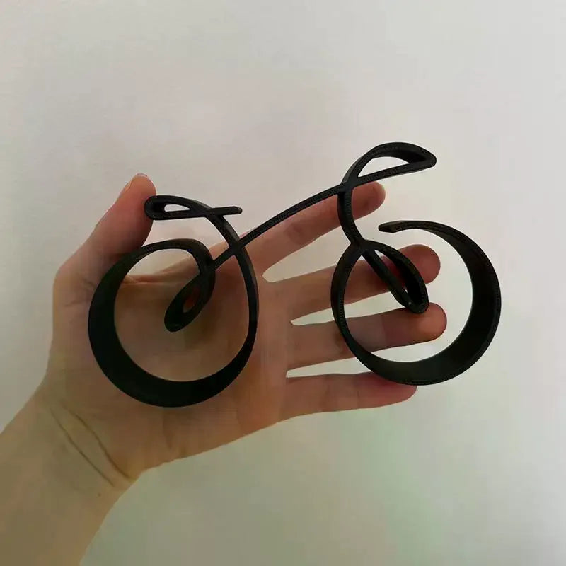 Miniature Bicycle Model 3D Desk Ornament | Home Office Decor