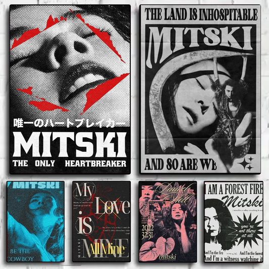 Mitski First Love Late Spring Poster – Waterproof Wall Art Music Wall Poster Peaceful Pleasures Health and Wellness