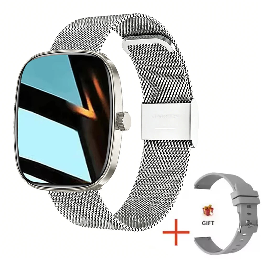 COTAUL 1.83" Smart Watch Bluetooth Call Heart Rate Monitor