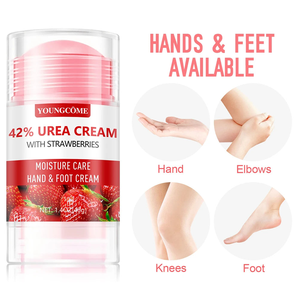 Urea Strawberry Hand & Foot Cream – Hydrates & Heals Dry Skin