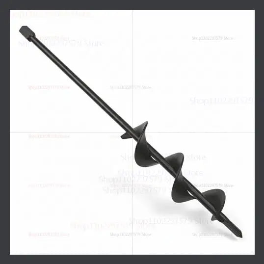 Garden Earth Auger Spiral Drill Bit for Planting Flowers Vegetables Manual Electric Drill Soil Loosening Gardening Tool Peaceful Pleasures Health and Wellness 4x45cm