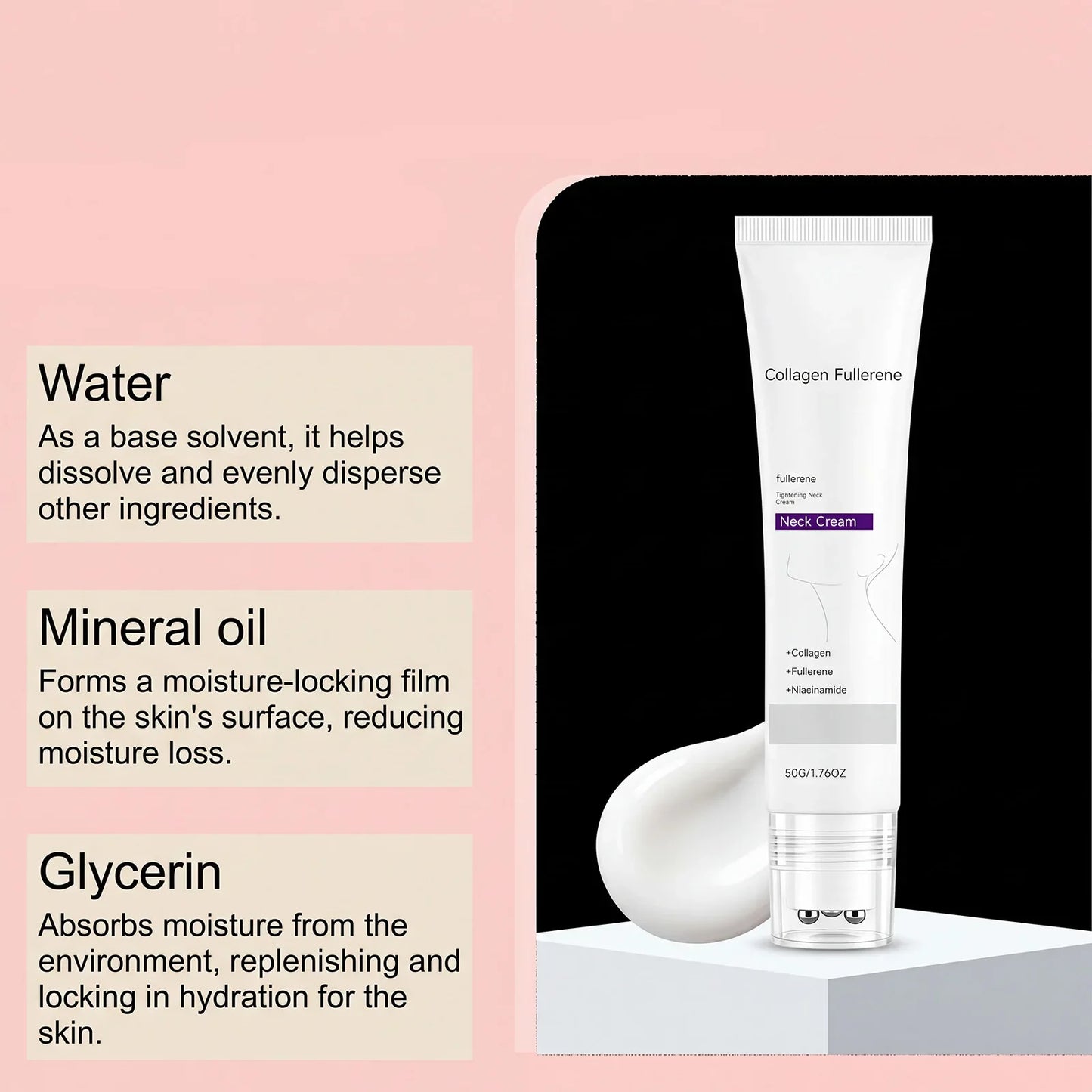 Roller Ball Collagen Neck Cream – Firming & Hydrating 50g