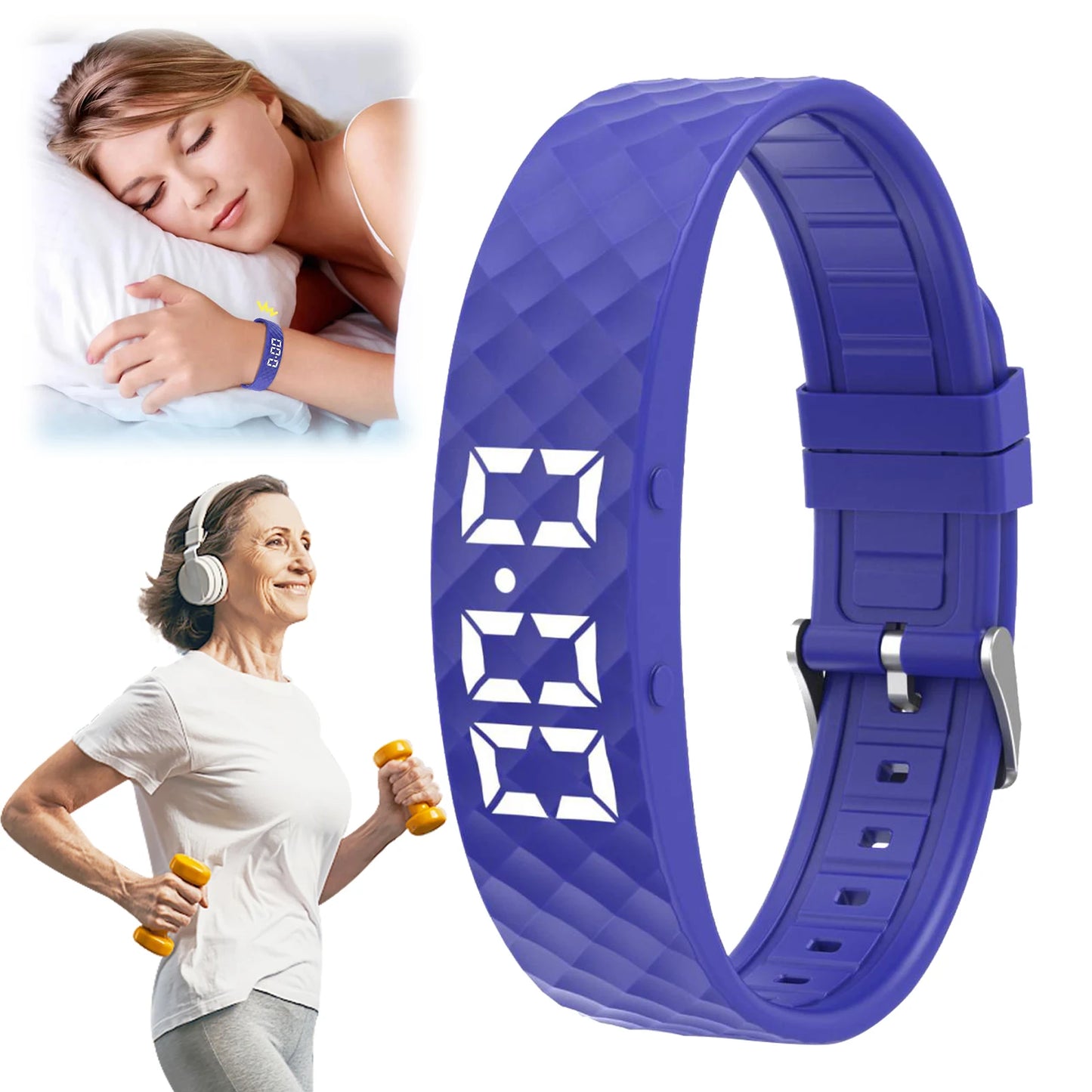 VODOOL Silent Vibration Alarm Watch | 45-Day Battery Life